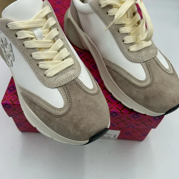 Women's Tory Burch good luck trainer sneakers size 9